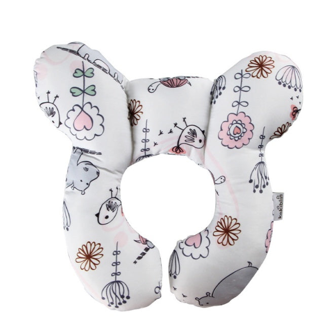 U-Shaped Kids Pillow - Soft Travel & Sleep Support for Little Ones