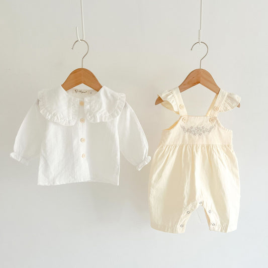 Sweet Suspender Set - Cotton Comfort with Charming Overall Style for Little Girls