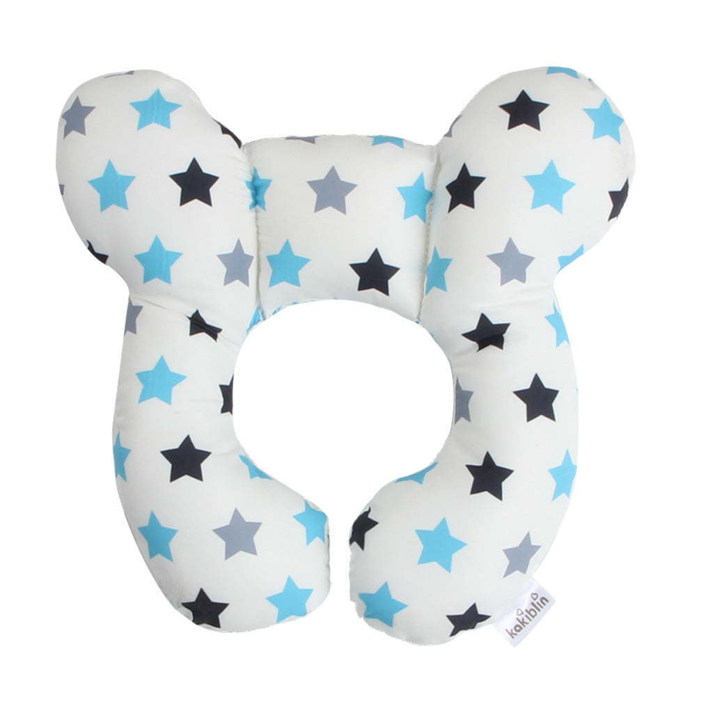 U-Shaped Kids Pillow - Soft Travel & Sleep Support for Little Ones