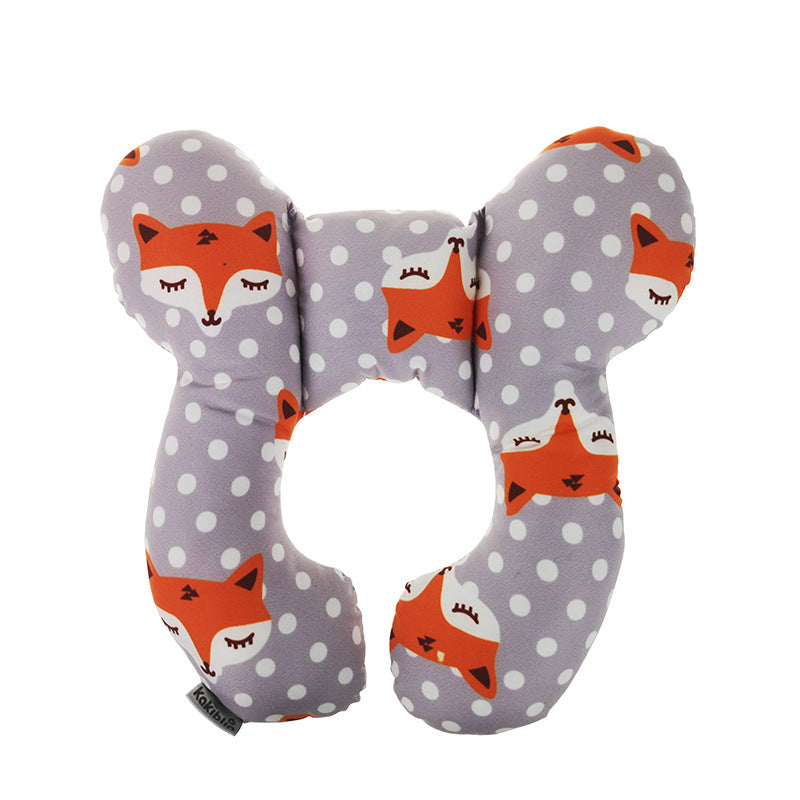 U-Shaped Kids Pillow - Soft Travel & Sleep Support for Little Ones