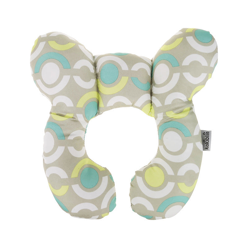 U-Shaped Kids Pillow - Soft Travel & Sleep Support for Little Ones