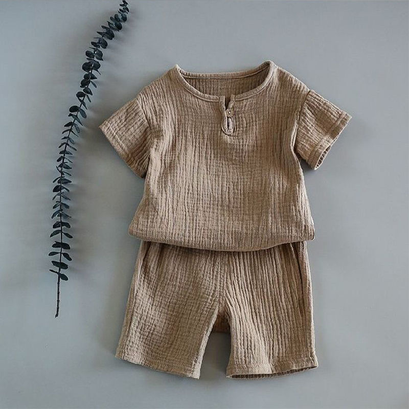 Premium Cotton Two-Piece Suit Set