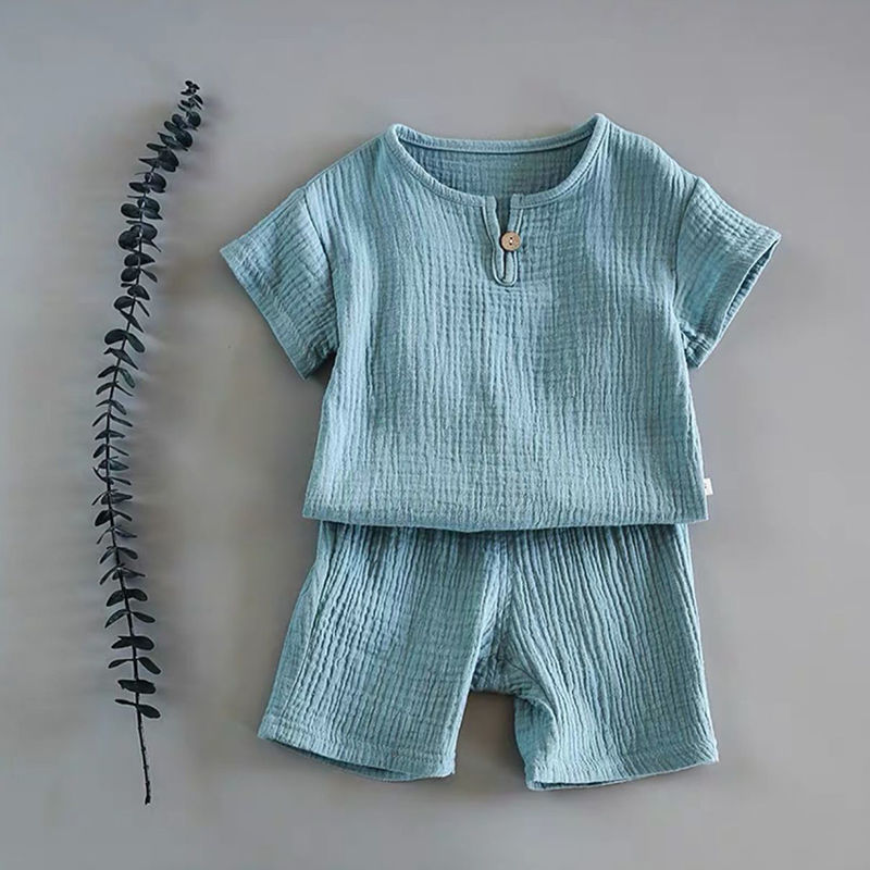 Premium Cotton Two-Piece Suit Set