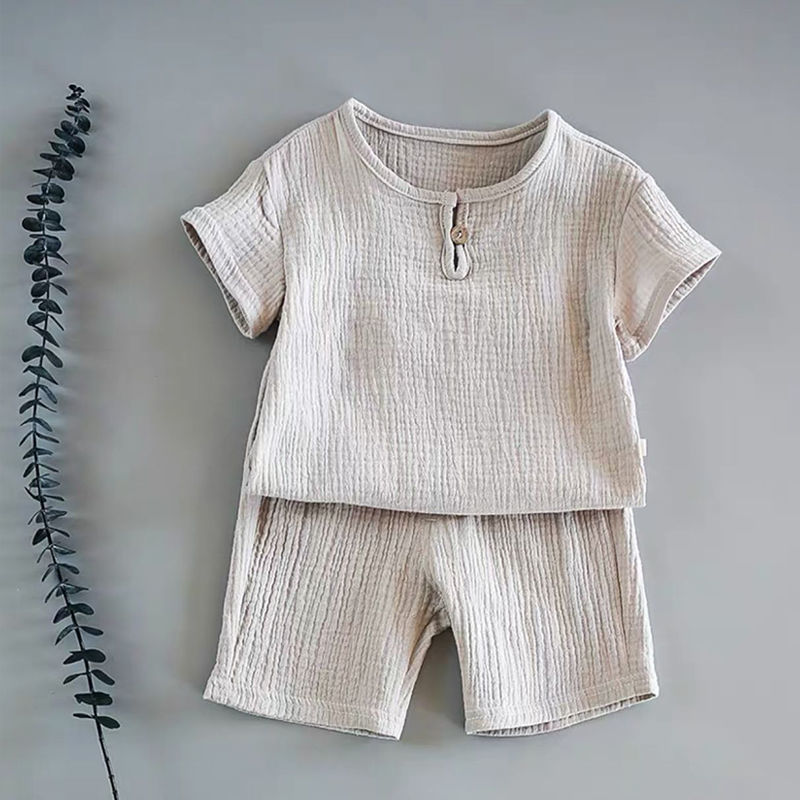 Premium Cotton Two-Piece Suit Set