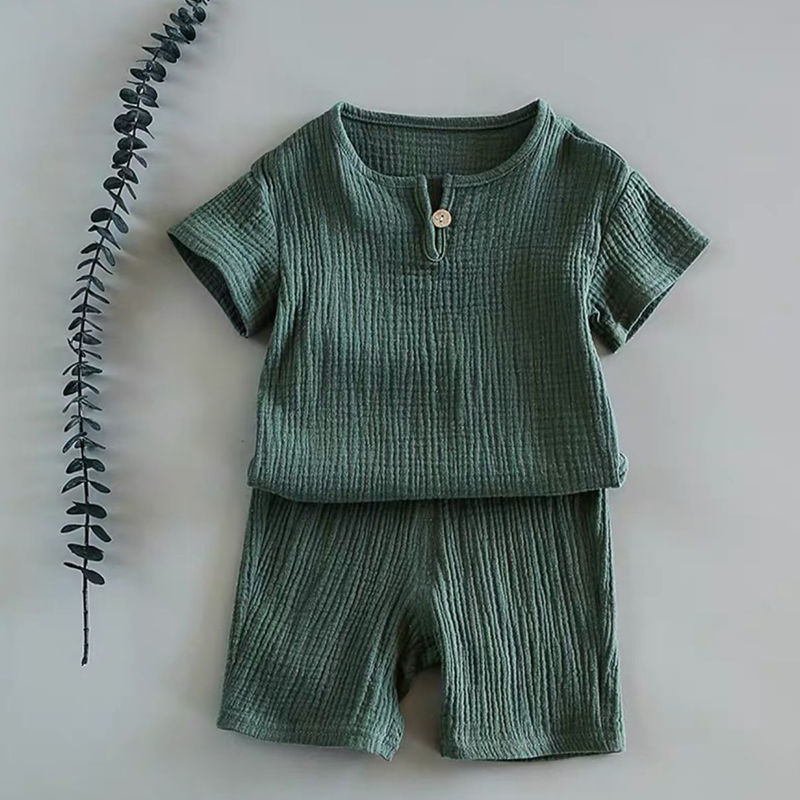 Premium Cotton Two-Piece Suit Set