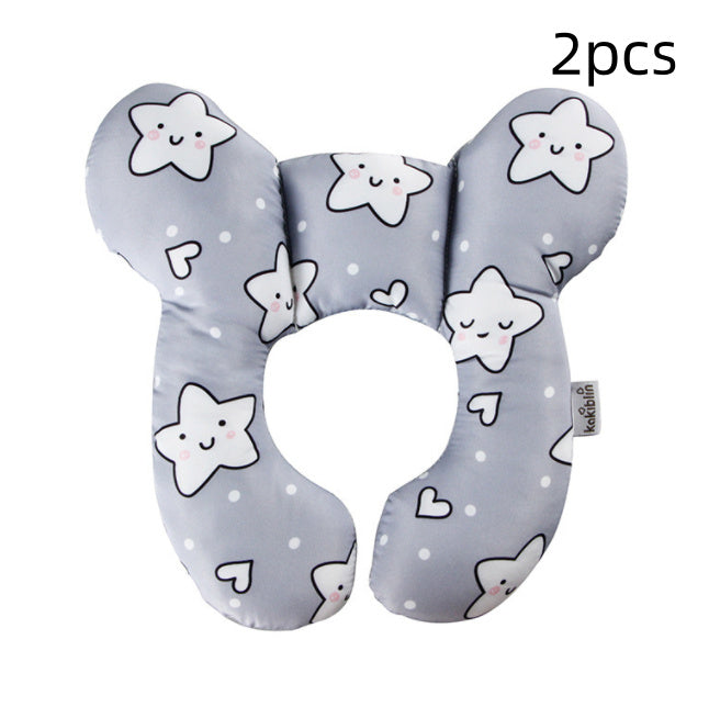 U-Shaped Kids Pillow - Soft Travel & Sleep Support for Little Ones