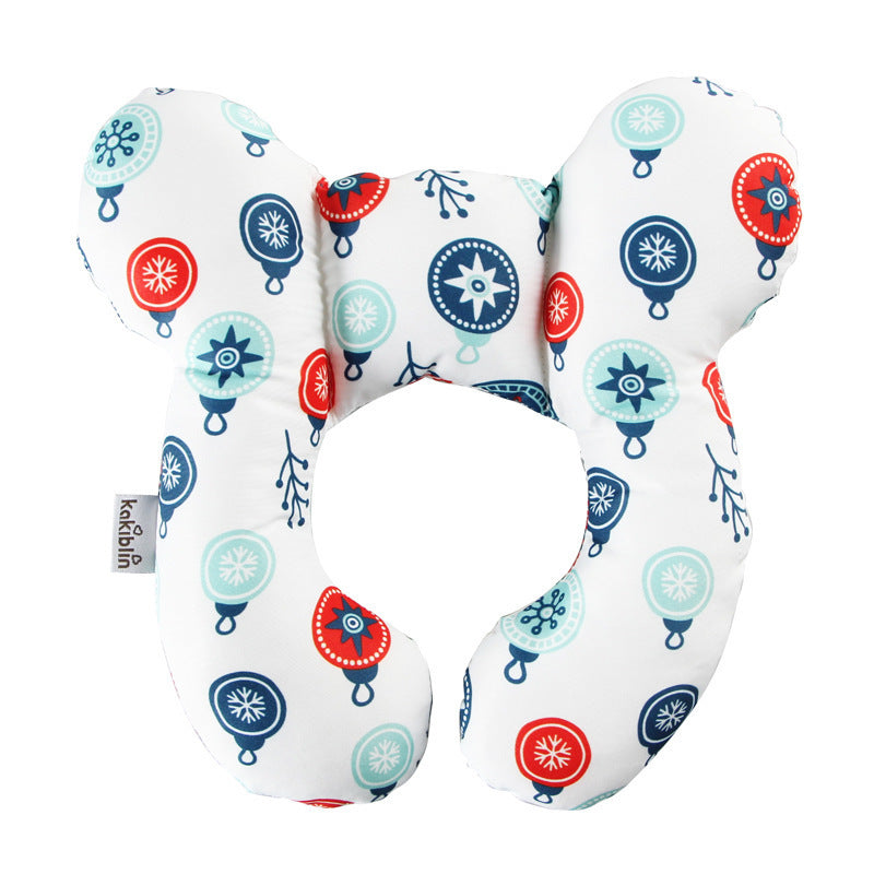 U-Shaped Kids Pillow - Soft Travel & Sleep Support for Little Ones