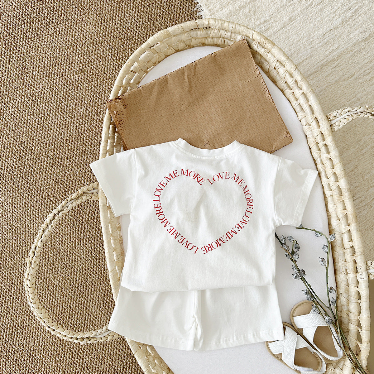 Active Plaid Set - Korean Style Summer Outfit for Little Movers