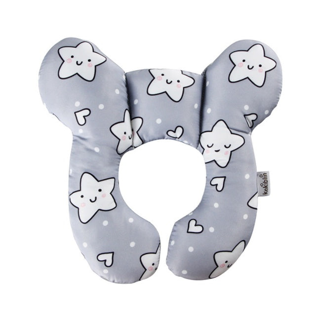 U-Shaped Kids Pillow - Soft Travel & Sleep Support for Little Ones