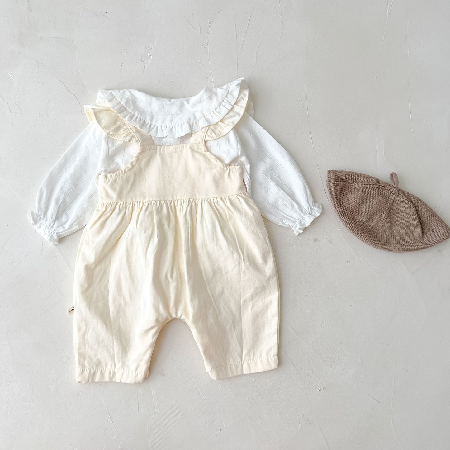 Sweet Suspender Set - Cotton Comfort with Charming Overall Style for Little Girls