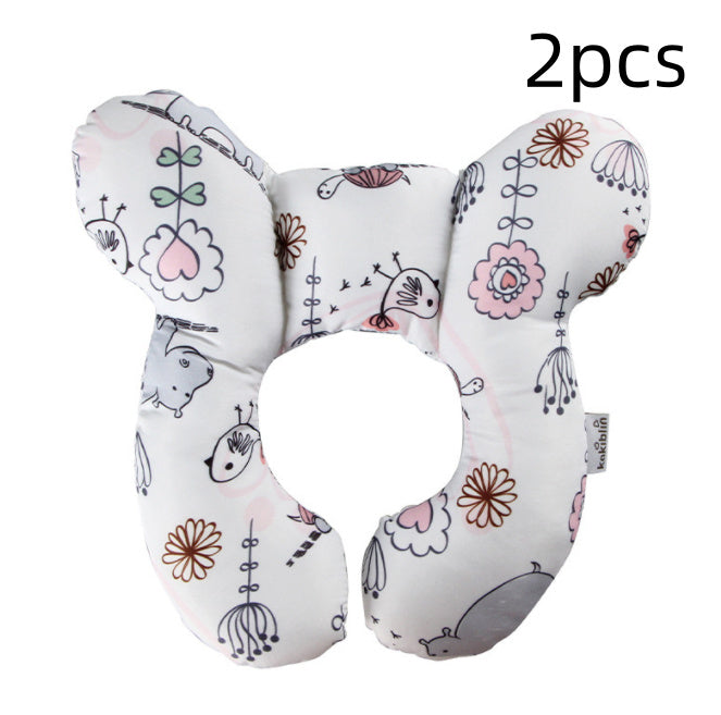 U-Shaped Kids Pillow - Soft Travel & Sleep Support for Little Ones