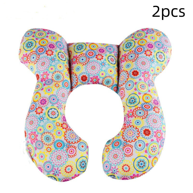 U-Shaped Kids Pillow - Soft Travel & Sleep Support for Little Ones