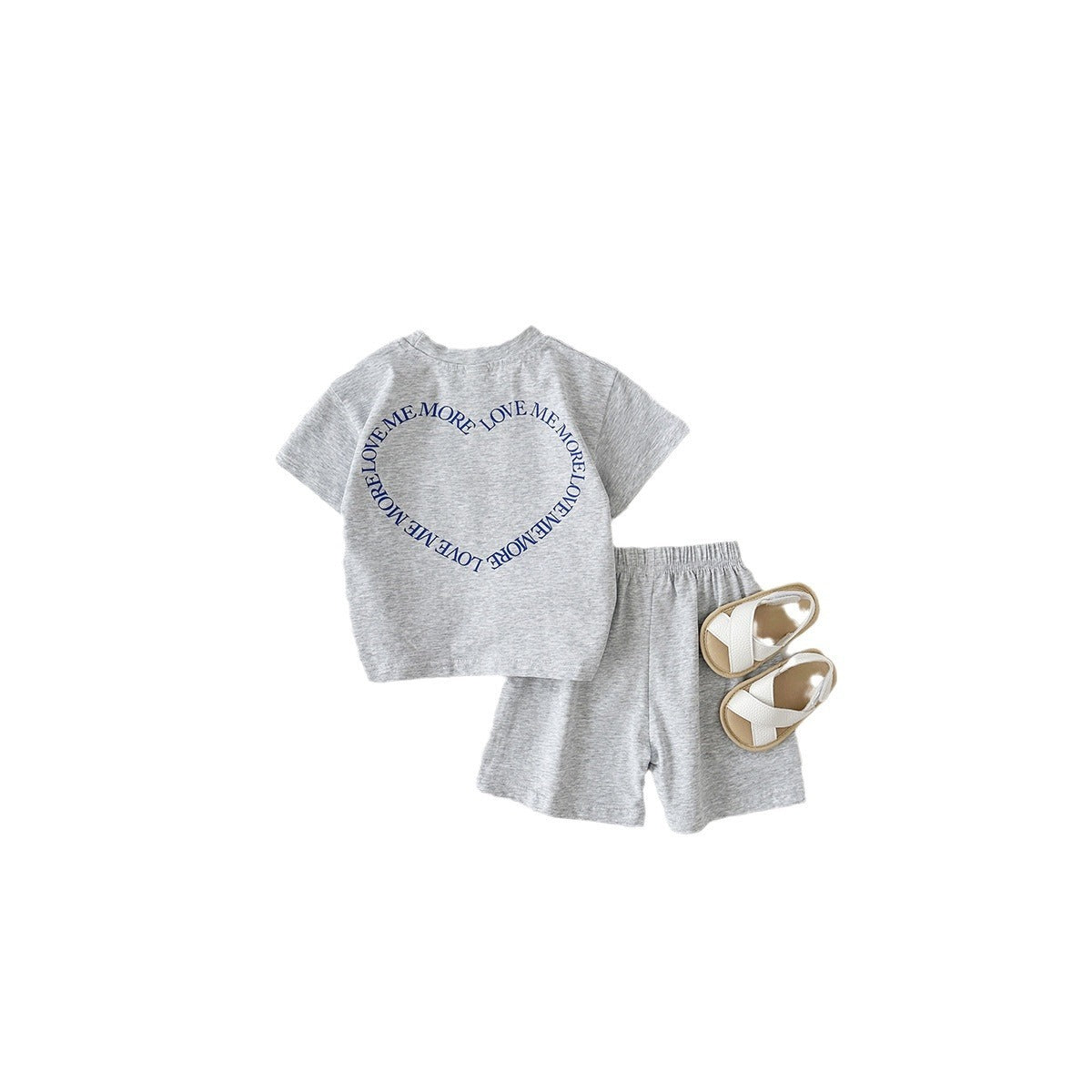 Active Plaid Set - Korean Style Summer Outfit for Little Movers