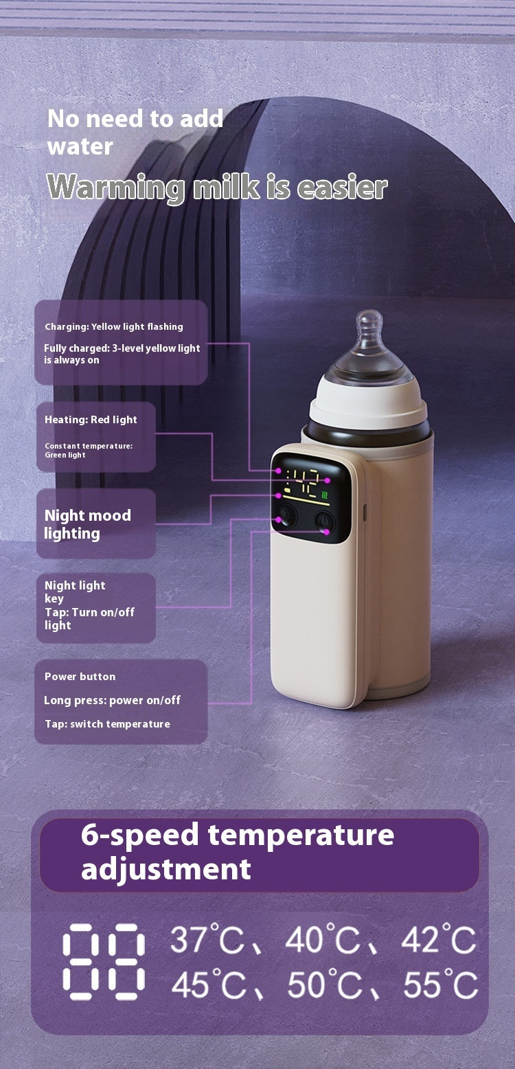 Smart Bottle Warmer - 4th Gen Fast-Charging Milk Heating Sleeve