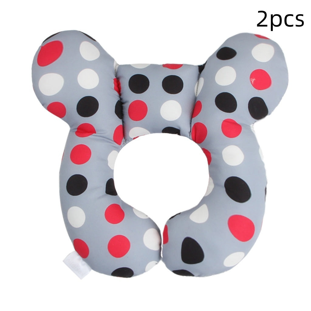 U-Shaped Kids Pillow - Soft Travel & Sleep Support for Little Ones