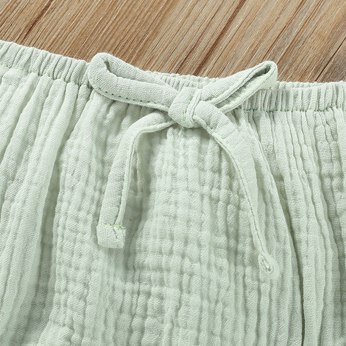 Cotton Summer Set - Sleeveless Top & Shorts for Little Girls