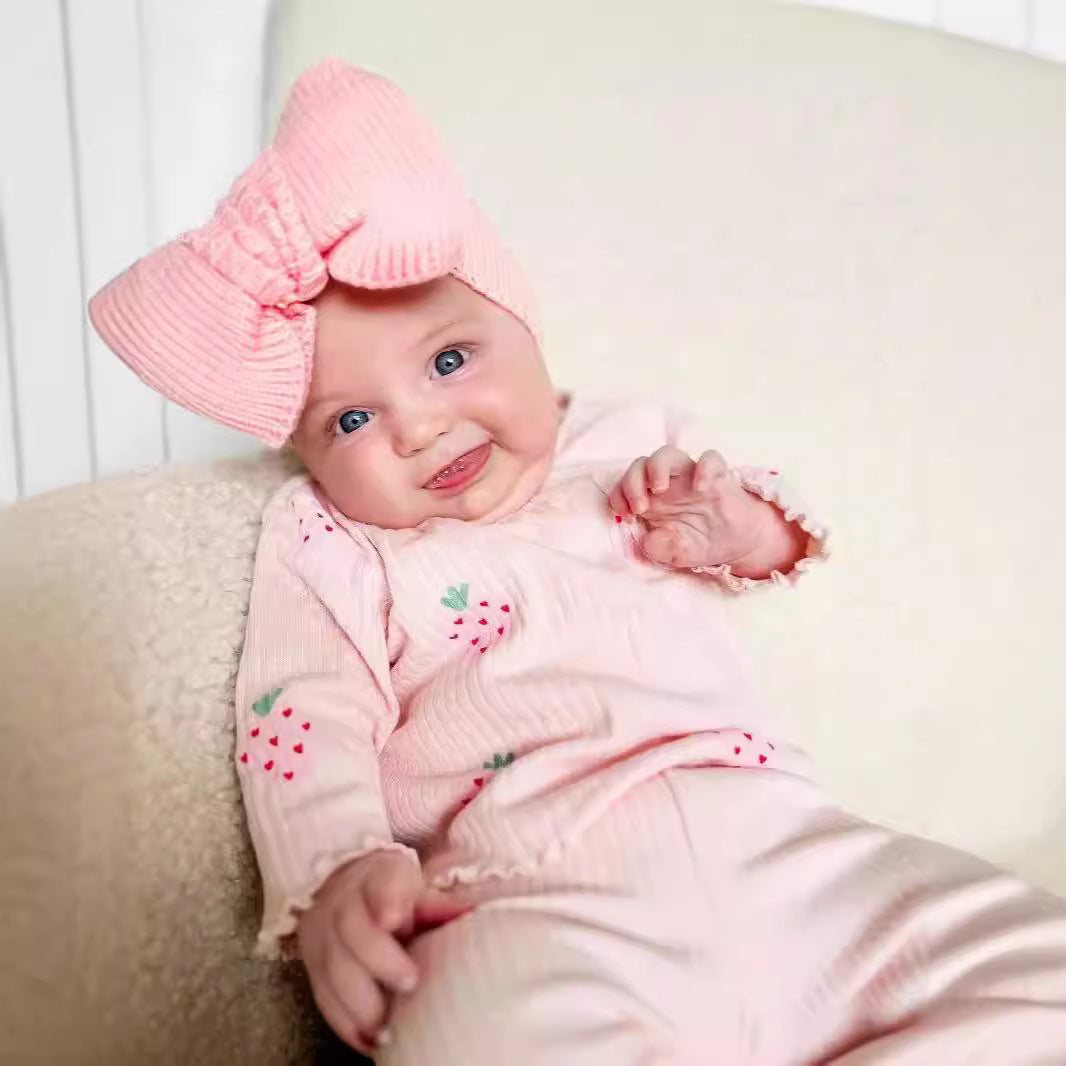 Complete Baby 3-Piece Set - Pullover Top, Pants & Hat Combo