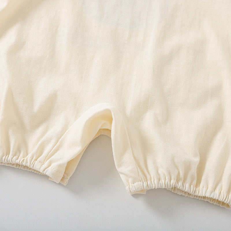 Bear Buddy Jumpsuit - Korean Style Summer Romper for Little Cubs