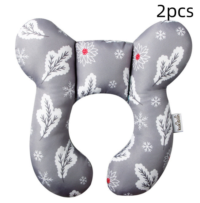 U-Shaped Kids Pillow - Soft Travel & Sleep Support for Little Ones