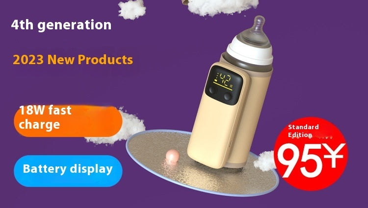 Smart Bottle Warmer - 4th Gen Fast-Charging Milk Heating Sleeve