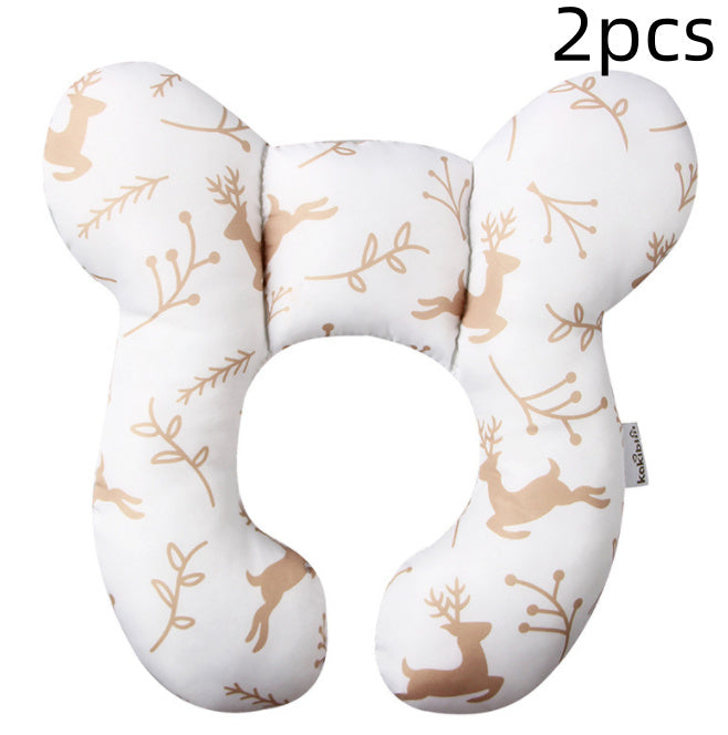U-Shaped Kids Pillow - Soft Travel & Sleep Support for Little Ones