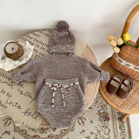 Little Lady 3-Piece Set - European Style with Removable Hood