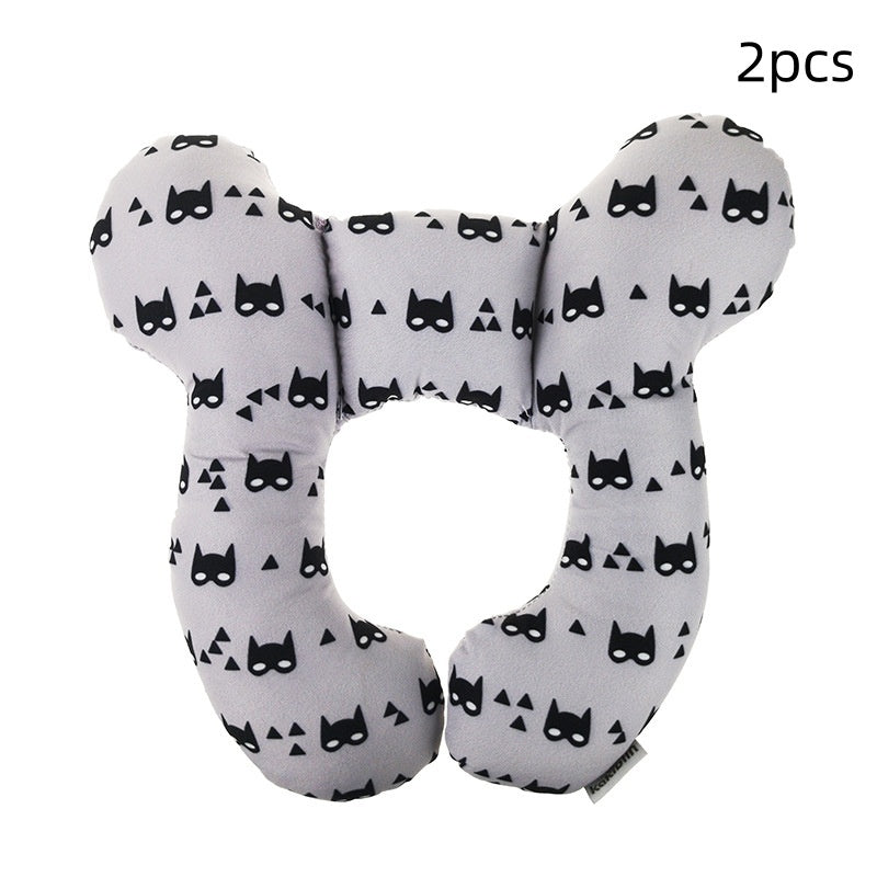 U-Shaped Kids Pillow - Soft Travel & Sleep Support for Little Ones