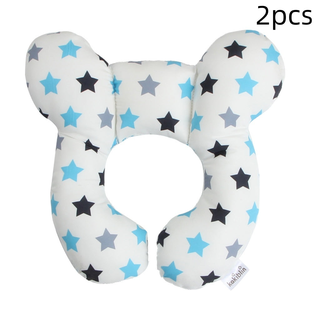 U-Shaped Kids Pillow - Soft Travel & Sleep Support for Little Ones