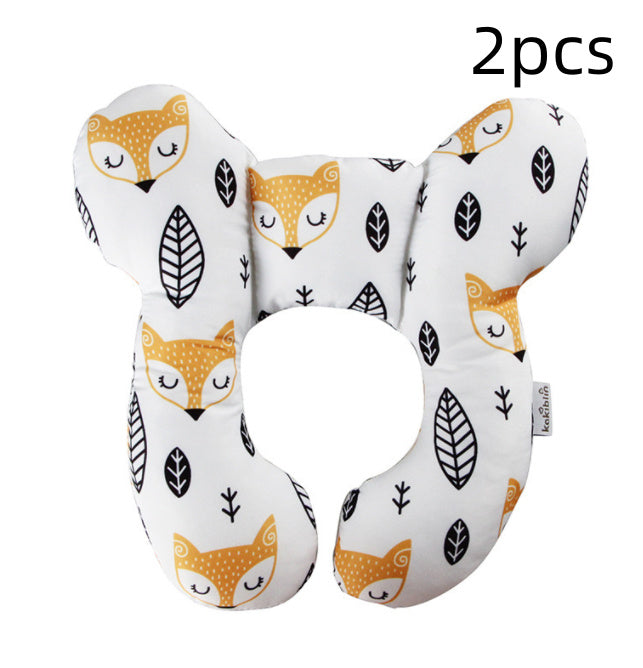 U-Shaped Kids Pillow - Soft Travel & Sleep Support for Little Ones