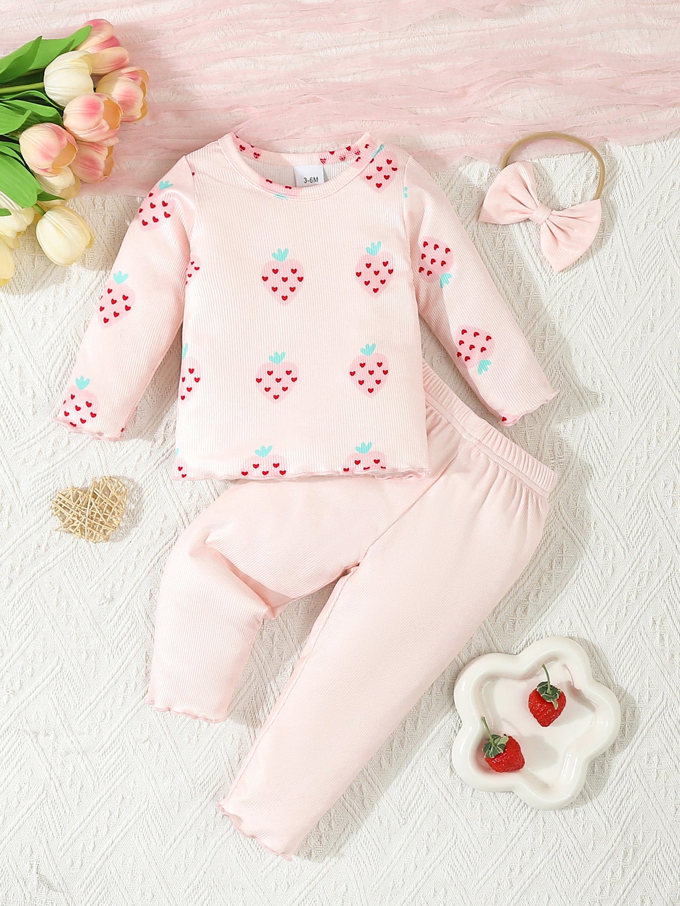 Complete Baby 3-Piece Set - Pullover Top, Pants & Hat Combo