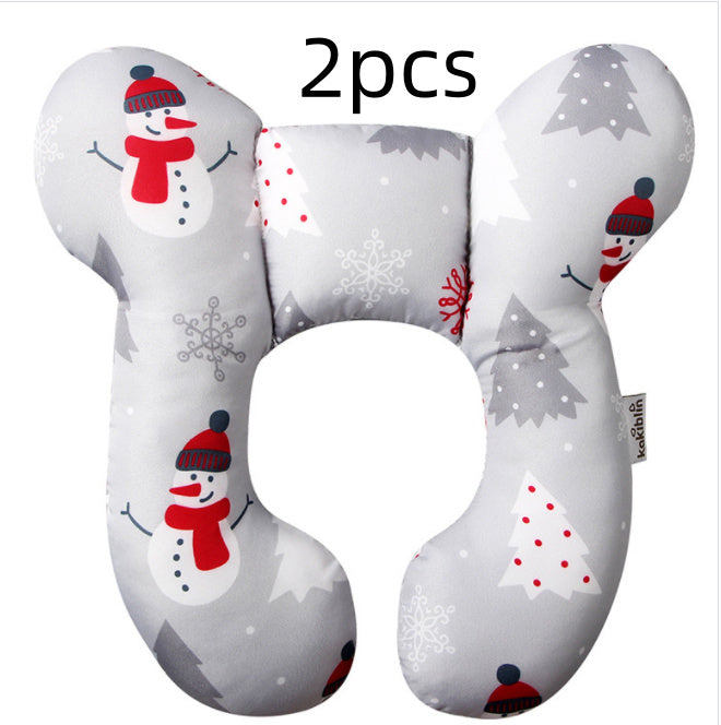 U-Shaped Kids Pillow - Soft Travel & Sleep Support for Little Ones