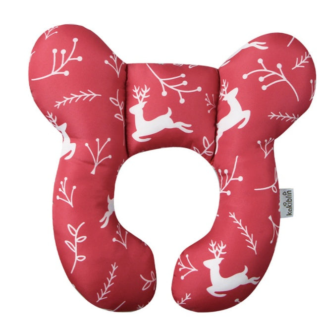 U-Shaped Kids Pillow - Soft Travel & Sleep Support for Little Ones