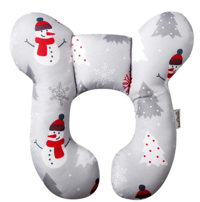 U-Shaped Kids Pillow - Soft Travel & Sleep Support for Little Ones