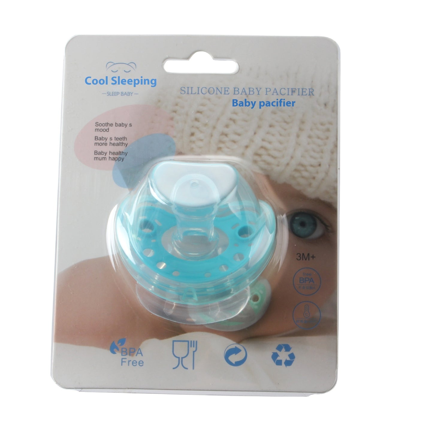 Premium Silicone Pacifier - Safe, Soft Comfort for Your Little One