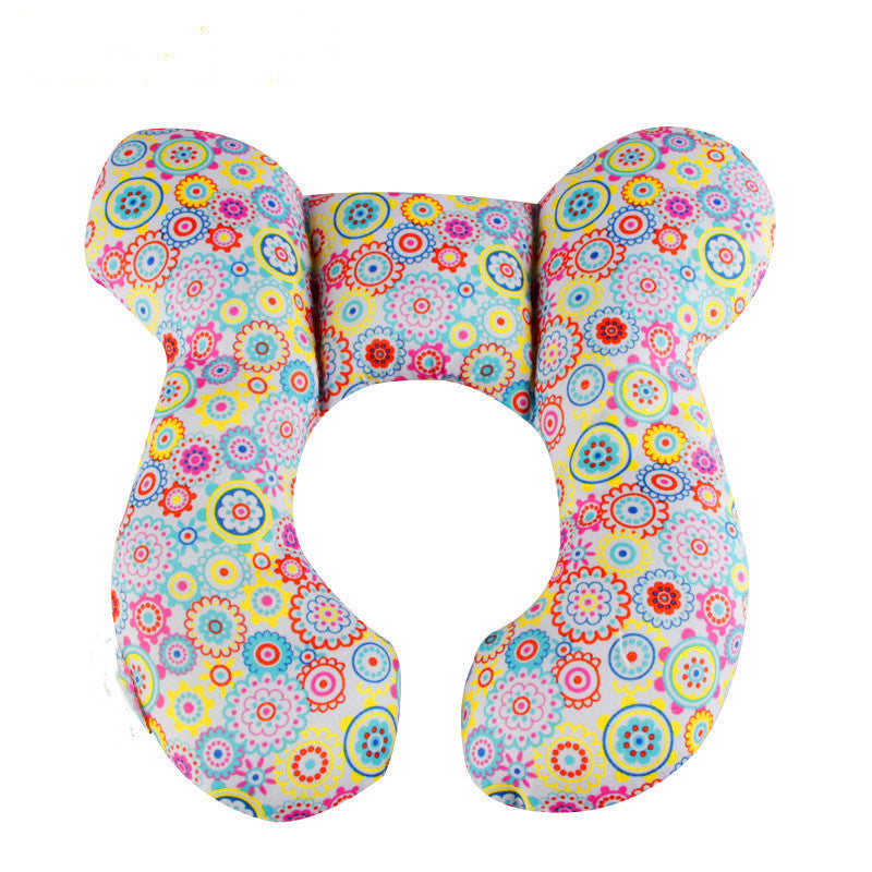 U-Shaped Kids Pillow - Soft Travel & Sleep Support for Little Ones