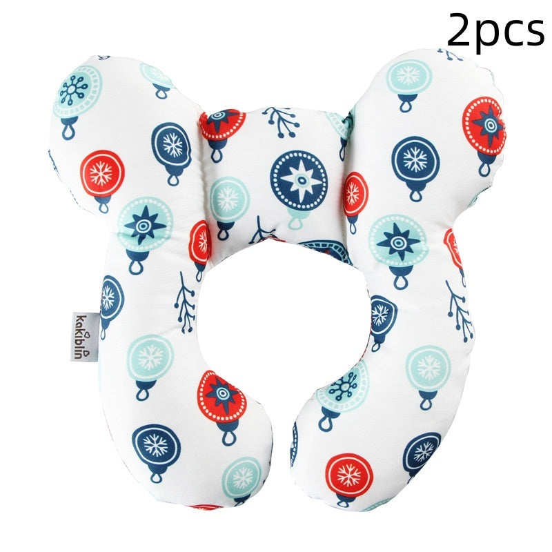 U-Shaped Kids Pillow - Soft Travel & Sleep Support for Little Ones