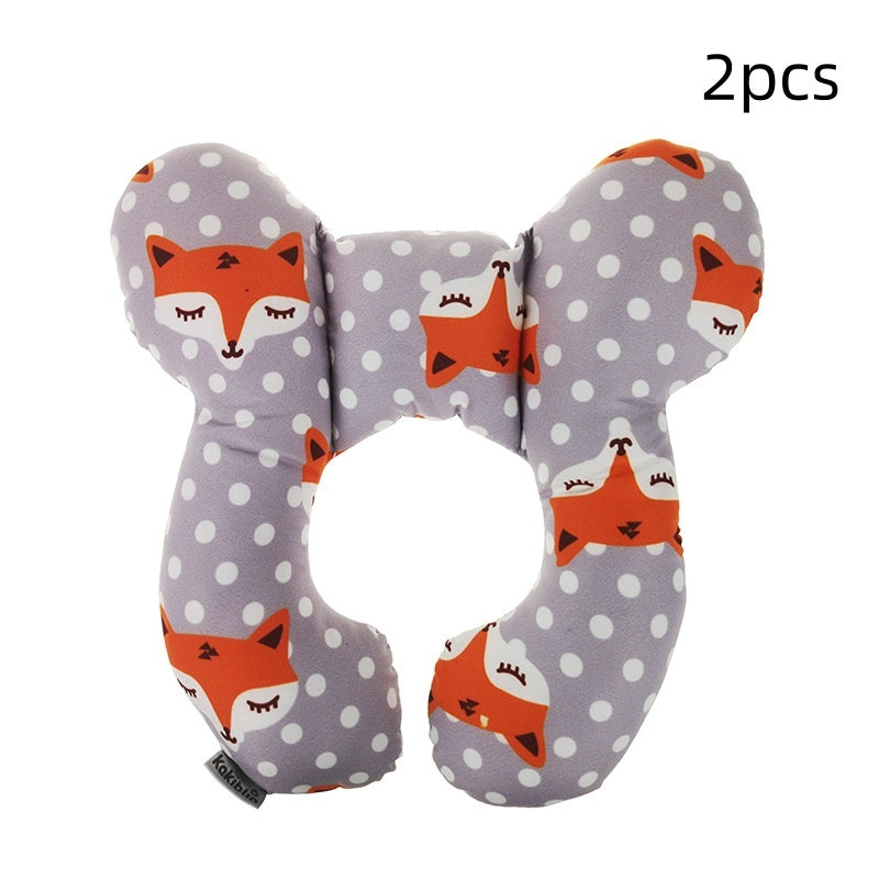 U-Shaped Kids Pillow - Soft Travel & Sleep Support for Little Ones