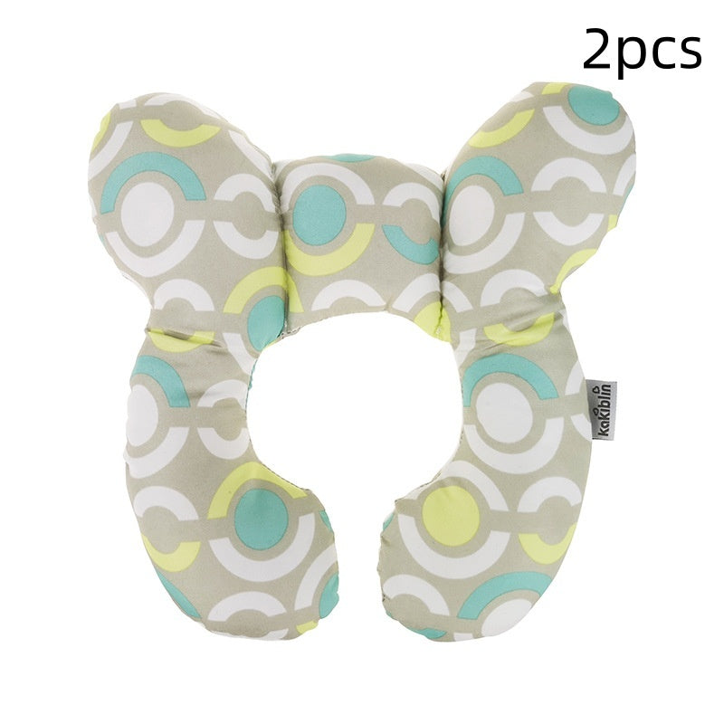 U-Shaped Kids Pillow - Soft Travel & Sleep Support for Little Ones