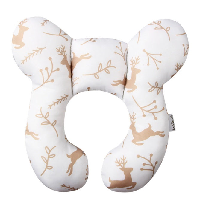 U-Shaped Kids Pillow - Soft Travel & Sleep Support for Little Ones