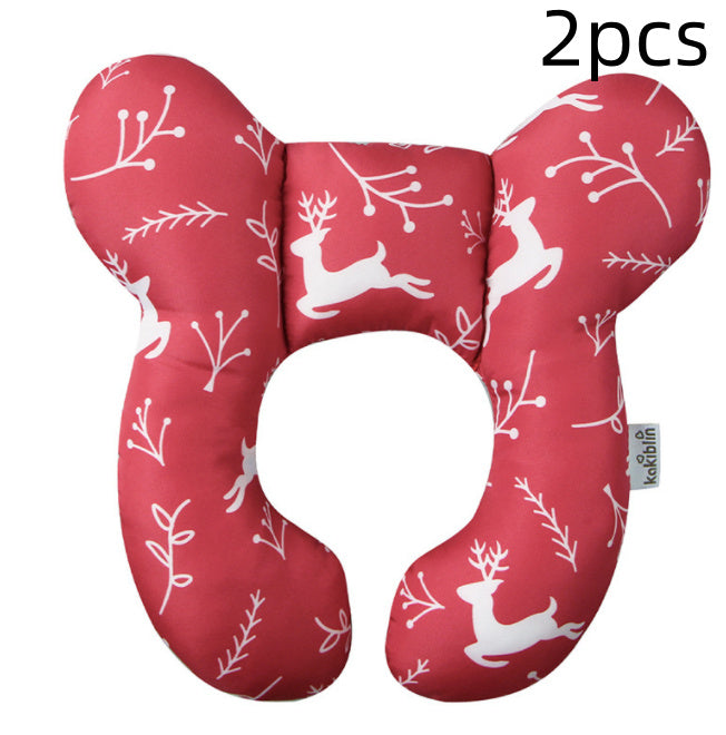 U-Shaped Kids Pillow - Soft Travel & Sleep Support for Little Ones