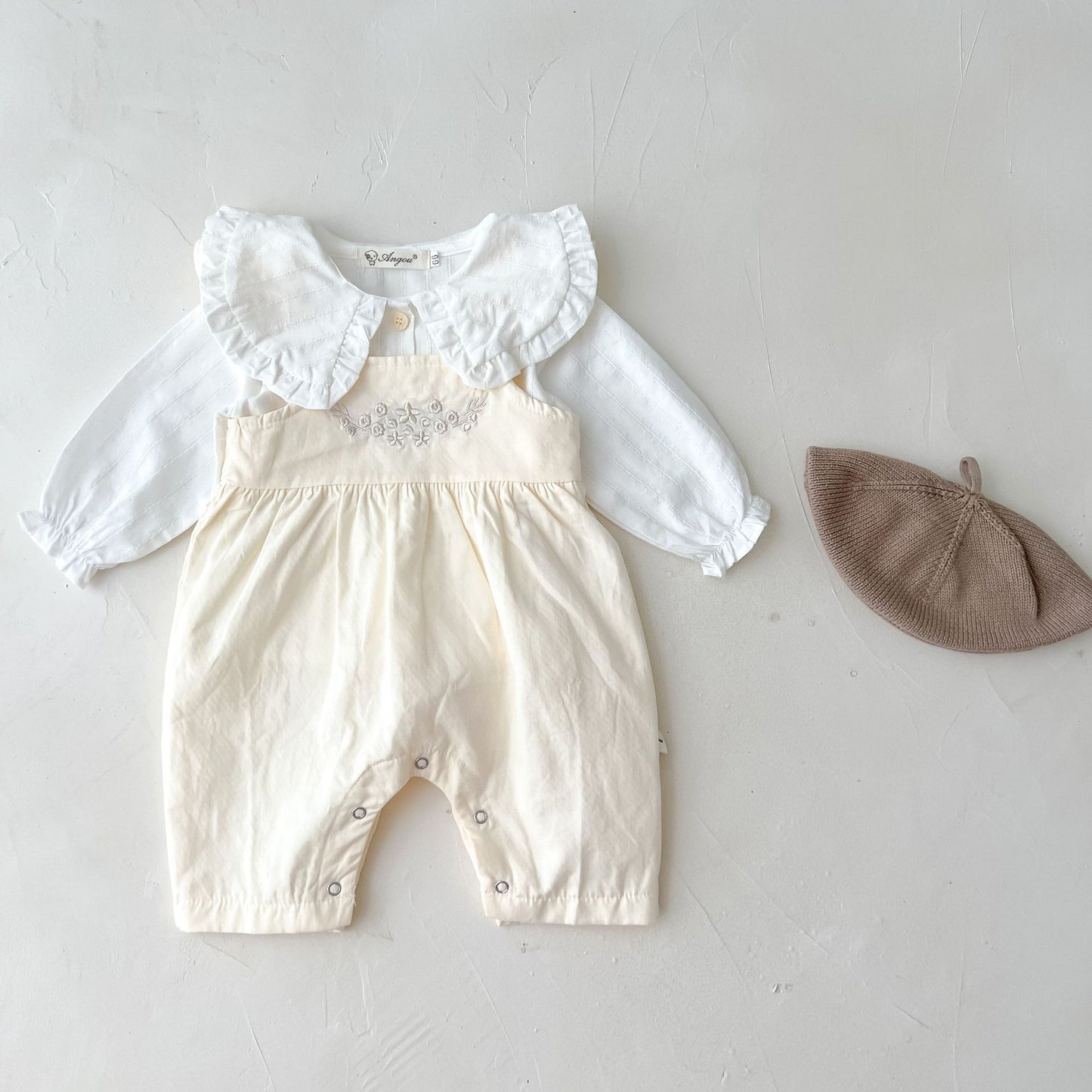 Sweet Suspender Set - Cotton Comfort with Charming Overall Style for Little Girls